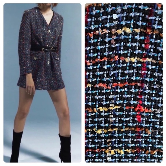 Zara Jackets & Blazers - NWT Zara tweed blazer dress
